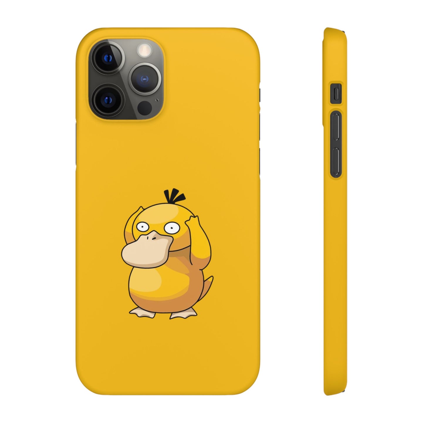 Psyduck Pokemon Snap Phone Cases, Yellow, Cartoon - iPhone, Samsung
