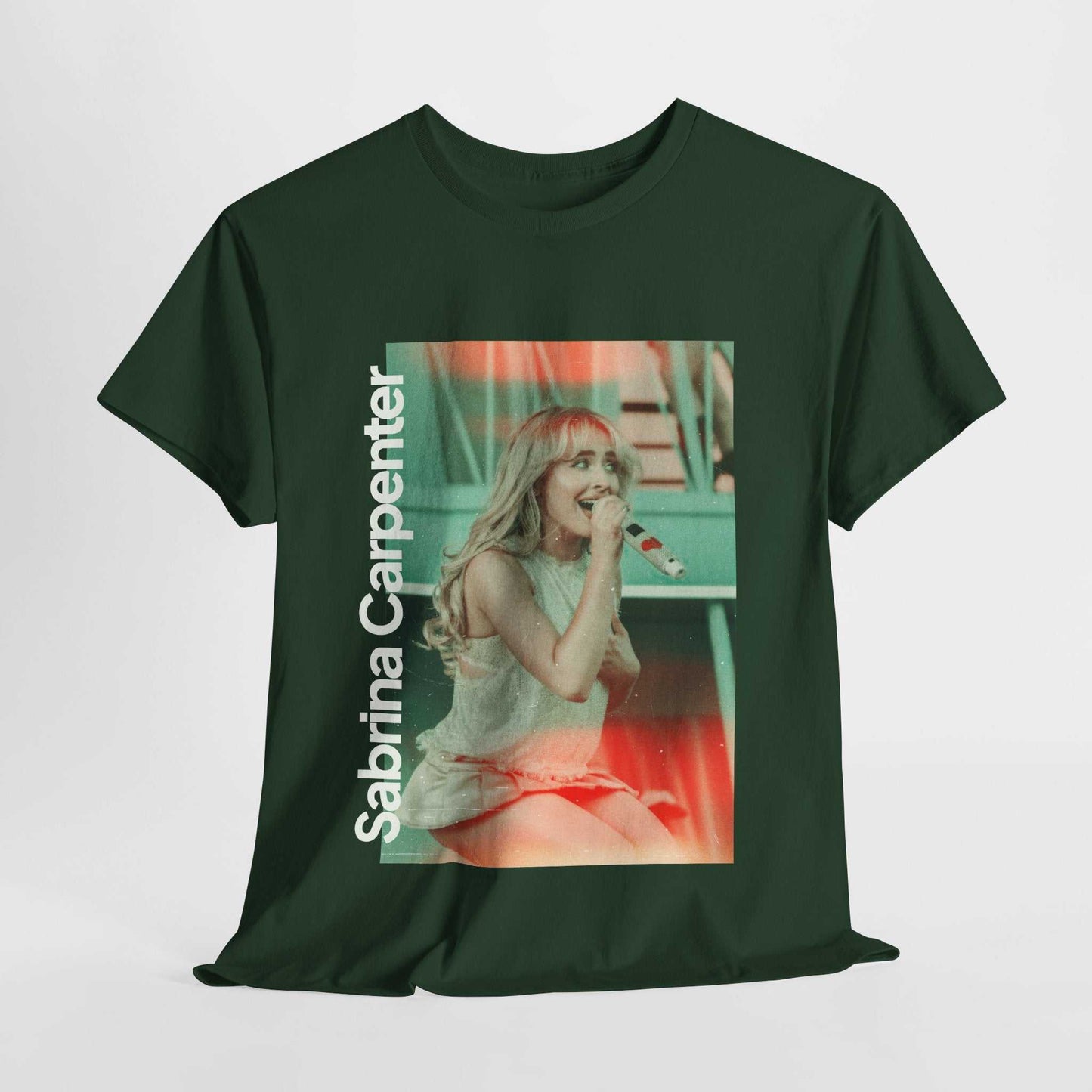 Sabrina Carpenter Unisex Heavy Cotton Tee - Music Lover's Essential