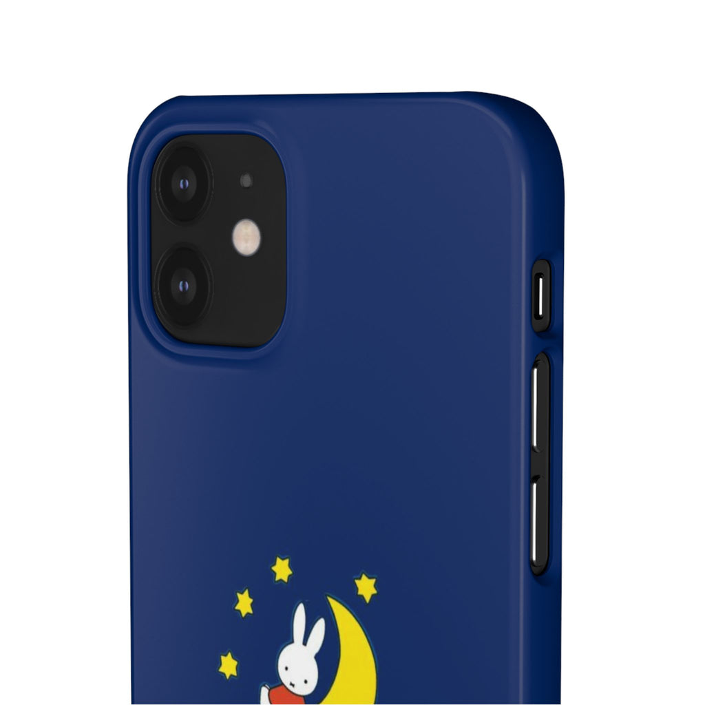 Miffy Phone Case, Moon Snap Case for Phone - Nighttime Design, iPhone, Samsung - Roe Creation