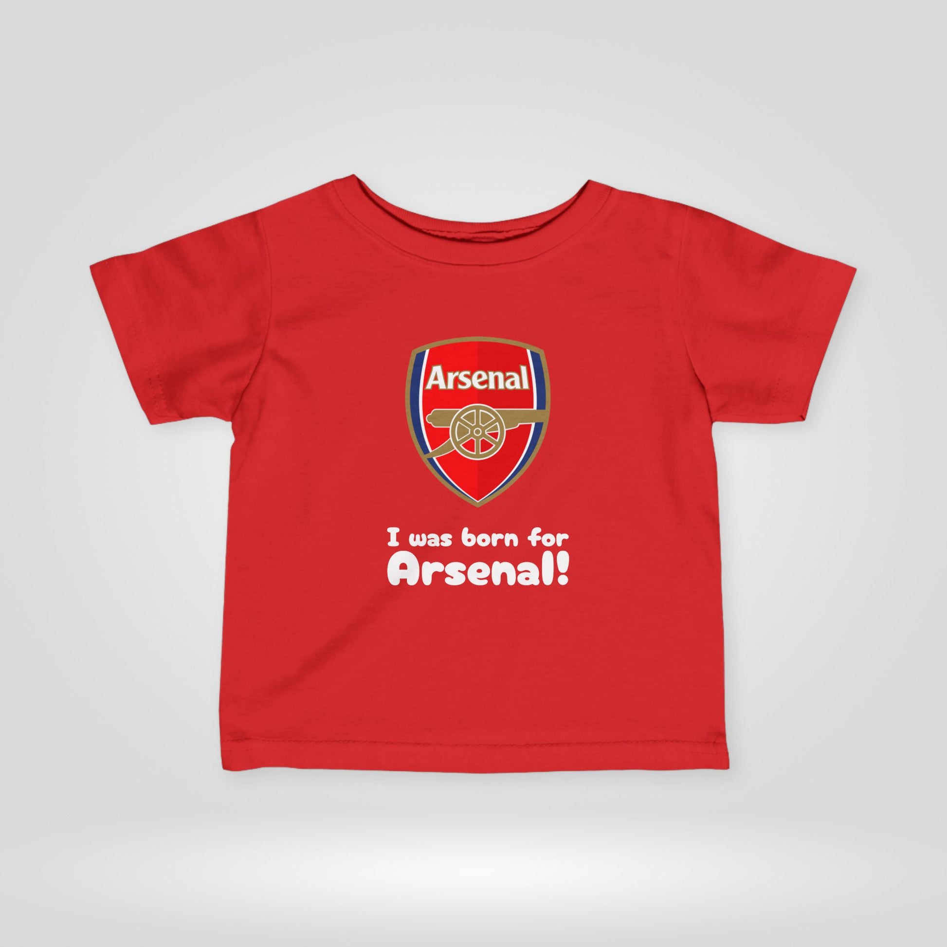 Arsenal FC Infant Tee - I Was Born for Arsenal! - Roe Creation