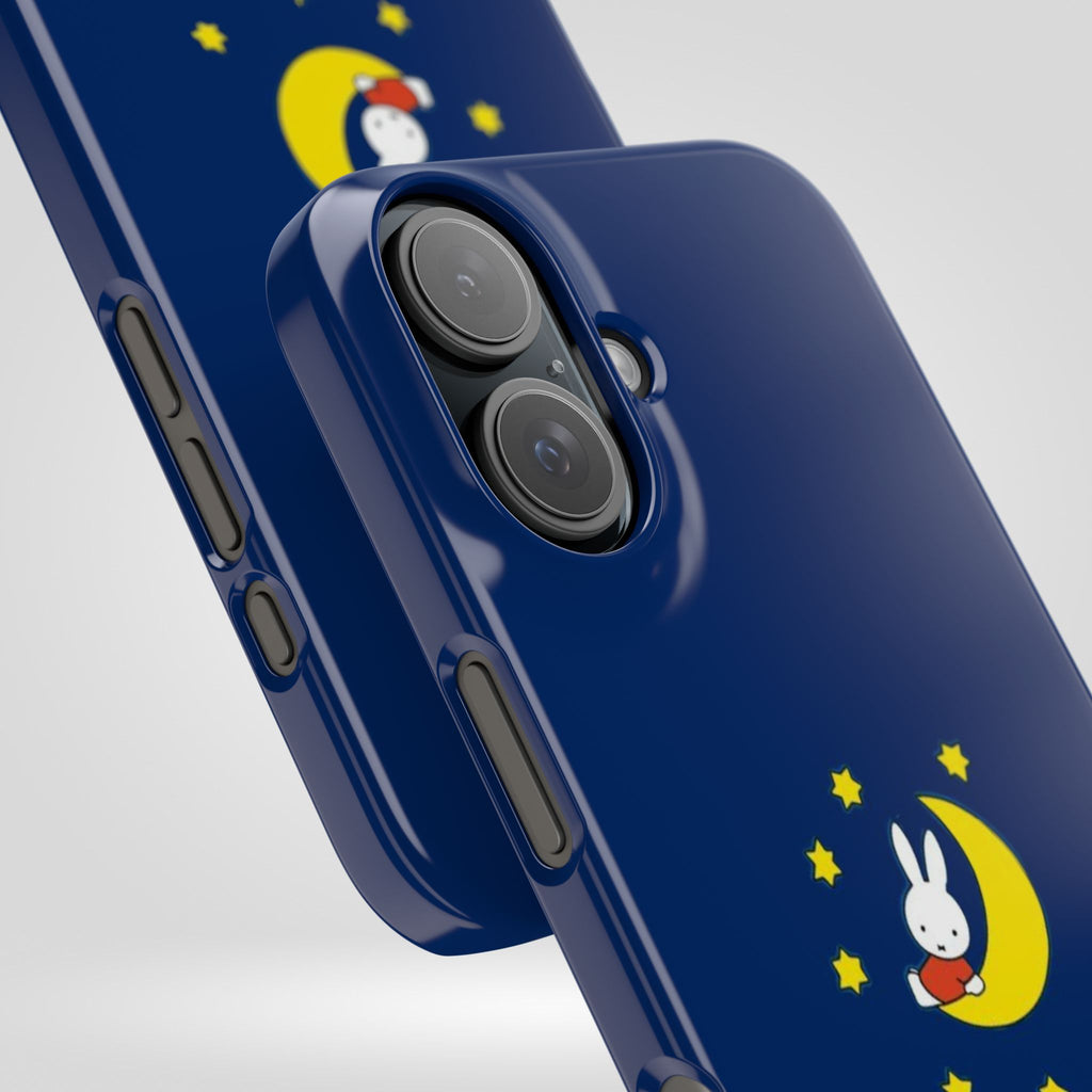 Miffy Phone Case, Moon Snap Case for Phone - Nighttime Design, iPhone, Samsung - Roe Creation