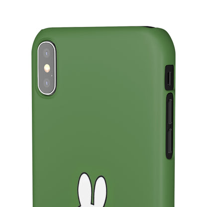 Miffy Phone Case, Snap Case, Green Miffy - iPhone, Samsung