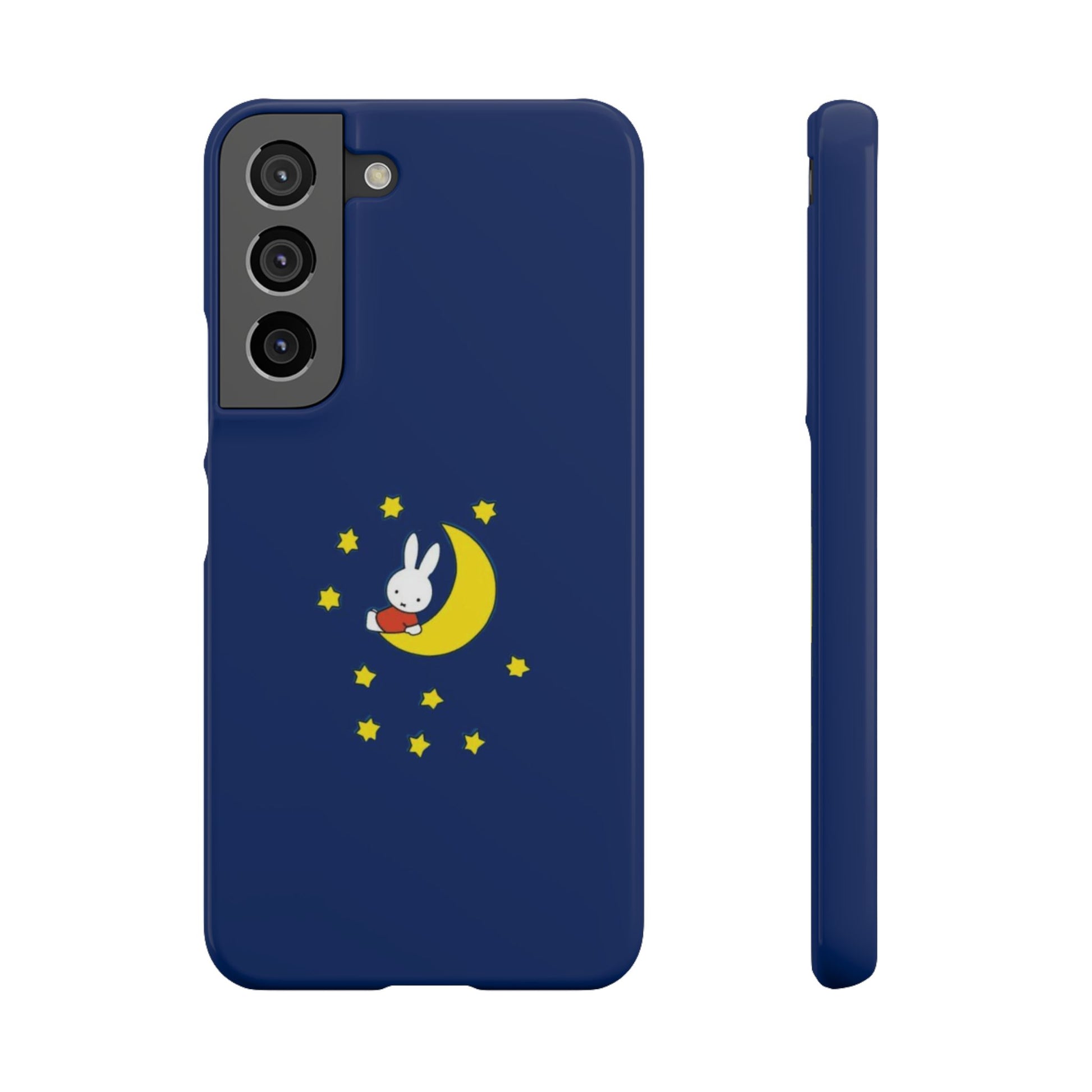 Miffy Phone Case, Moon Snap Case for Phone - Nighttime Design, iPhone, Samsung - Roe Creation