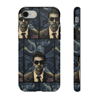 Fight Club Edward Norton Tough Phone Case - Edgy Design for Movie Fans