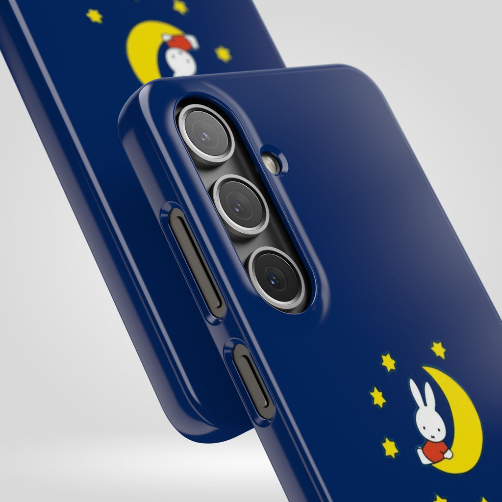 Miffy Phone Case, Moon Snap Case for Phone - Nighttime Design, iPhone, Samsung - Roe Creation