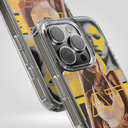 Funky Graphic Clear iPhone & Samsung Case - Stylish Protection for Trendsetters