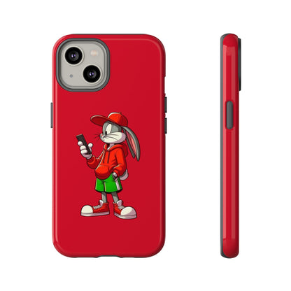 Bugs Bunny Cartoon Character Phone Case - Tough Cases Featuring Stylish Rabbit Design.