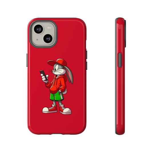 Bugs Bunny Cartoon Character Phone Case - Tough Cases Featuring Stylish Rabbit Design.