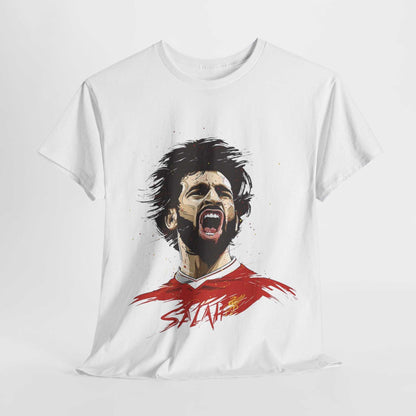 Mohammed Salah Unisex Heavy Cotton Tee - For Liverpool Fans - Roe Creation