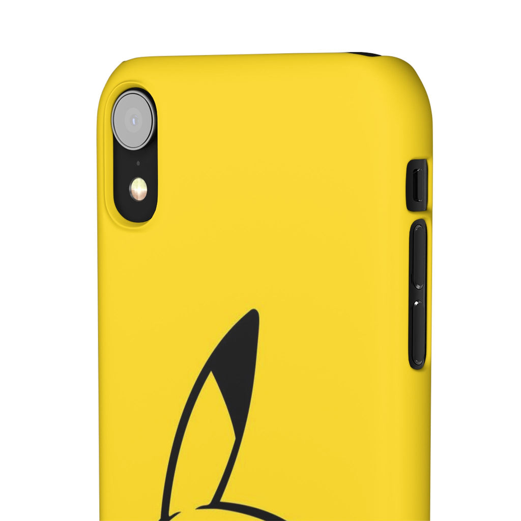 Pikachu Phone Case, Pokemon Phone Case, Snap Cases, Cartoon, Yellow, iPhone, Samsung - Roe Creation