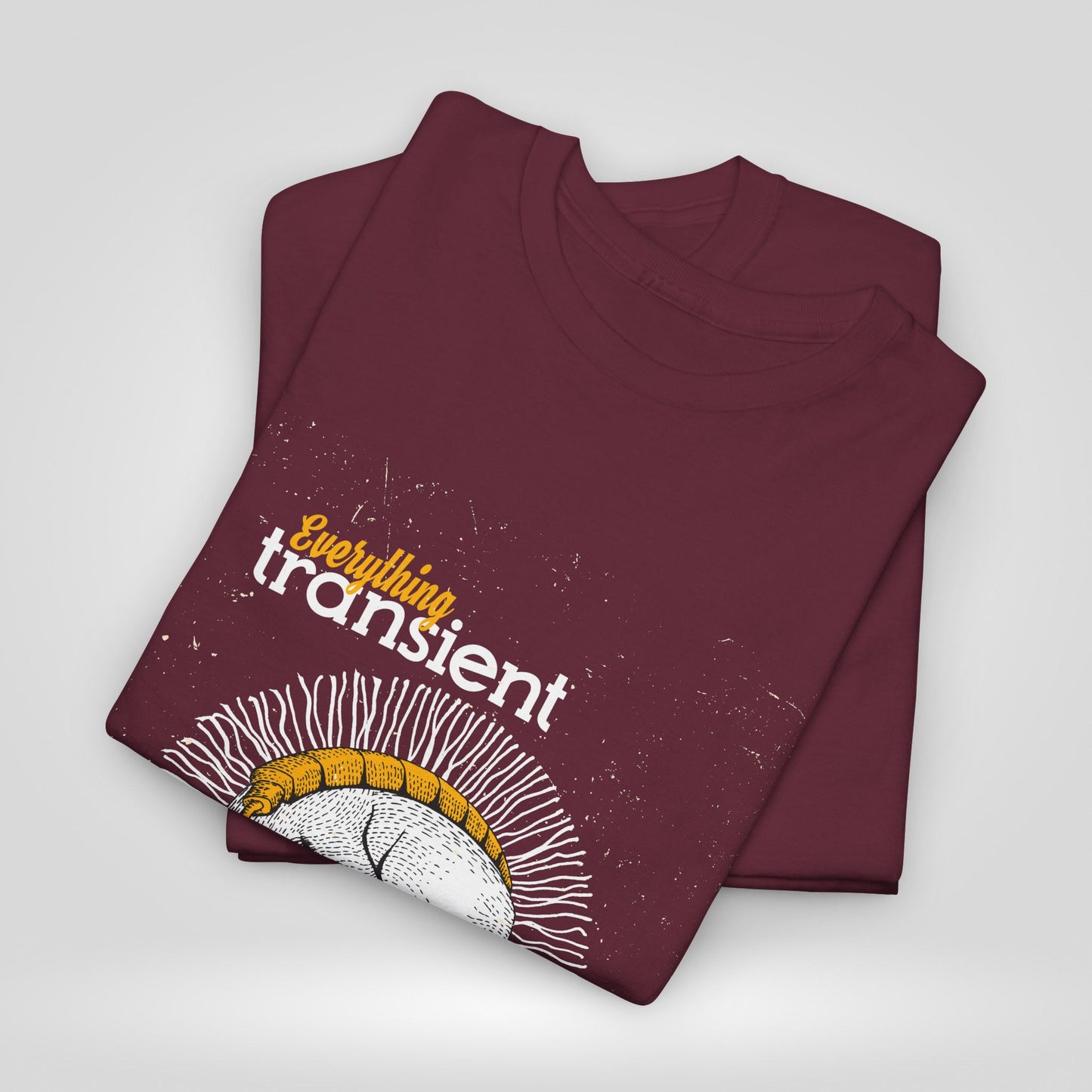 Eternal Music Unisex Heavy Cotton Tee - Transient Design for Music Lovers - Roe Creation
