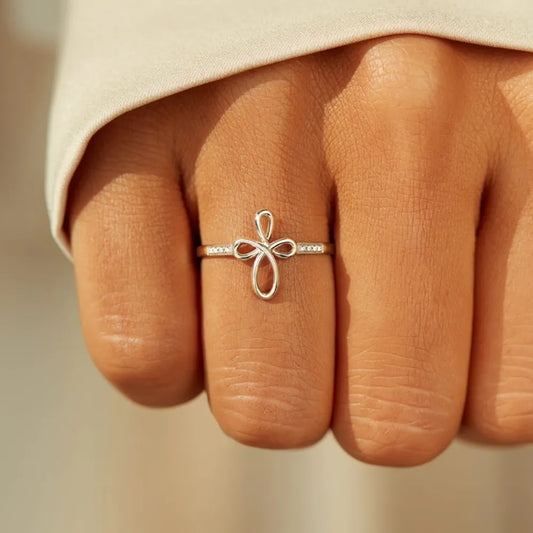 925 Sterling Silver Geometric Ring - Roe Creation