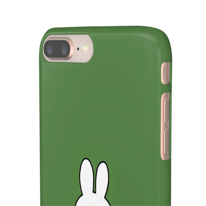Miffy Phone Case, Snap Case, Green Miffy - iPhone, Samsung