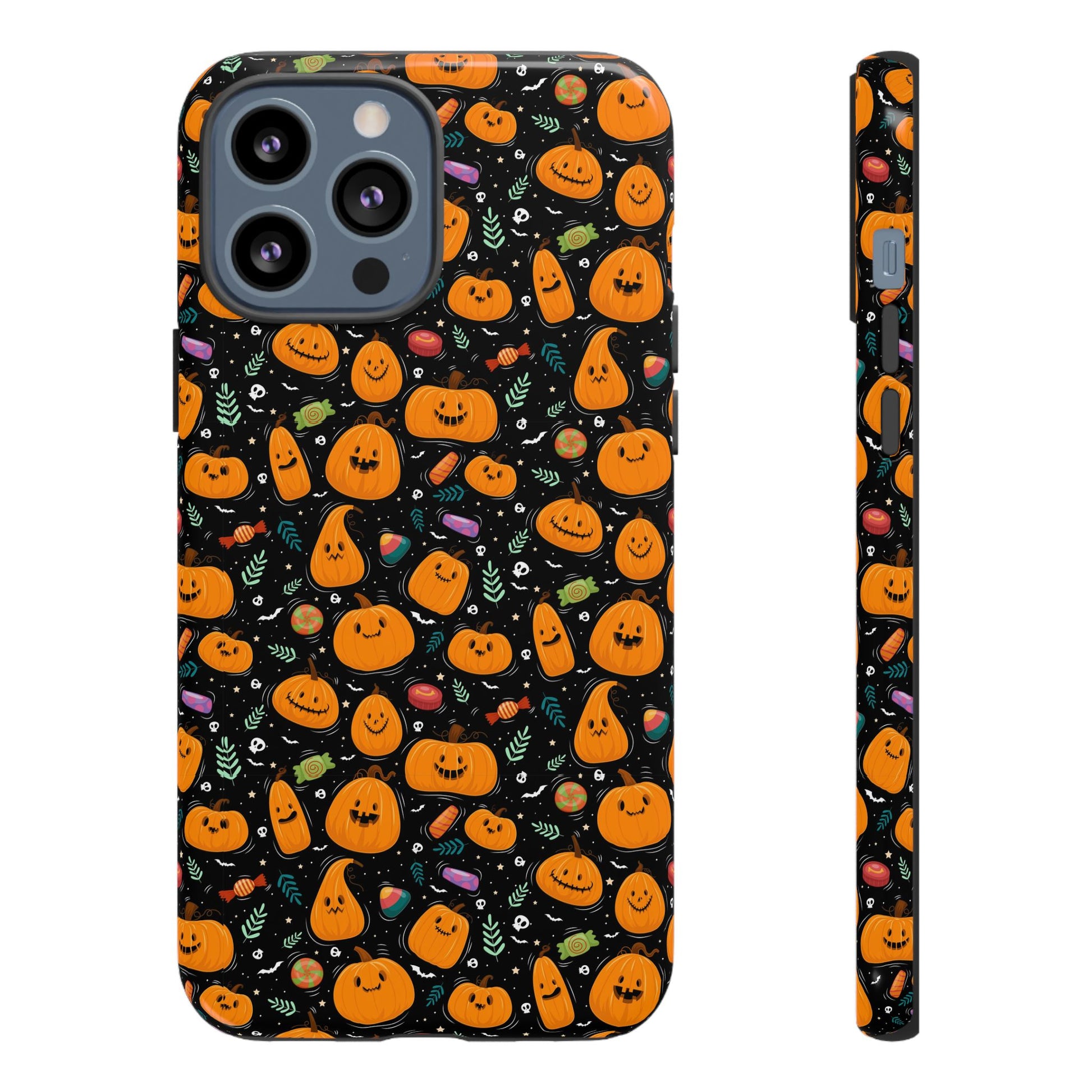 Halloween Phone Case for Gift, Pumpkin Pattern, iPhone & Samsung