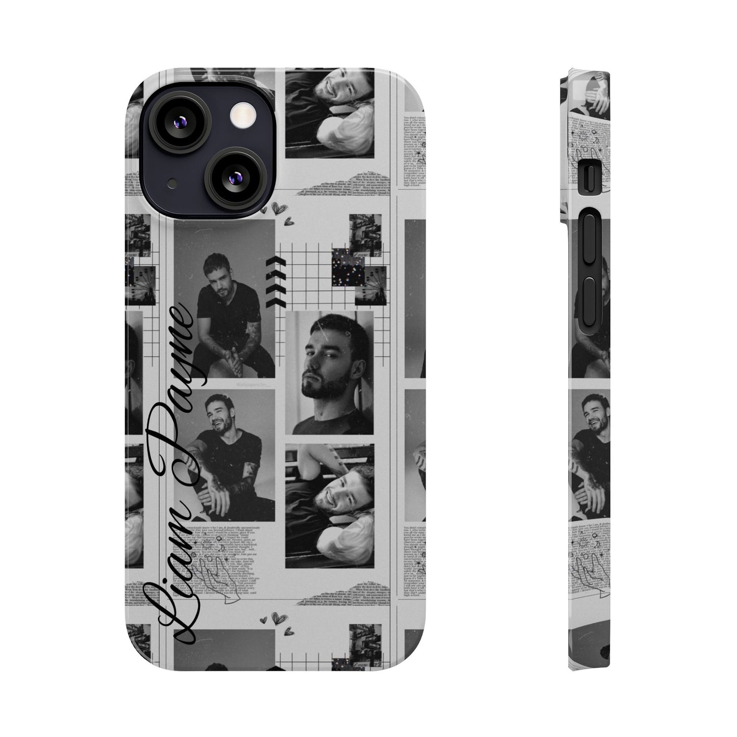 Liam Payne Slim Phone Case - Personalised Collage Design