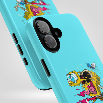 Funny SpongeBob Tough iPhone Case – Cartoon Vibes for Kids & Adults