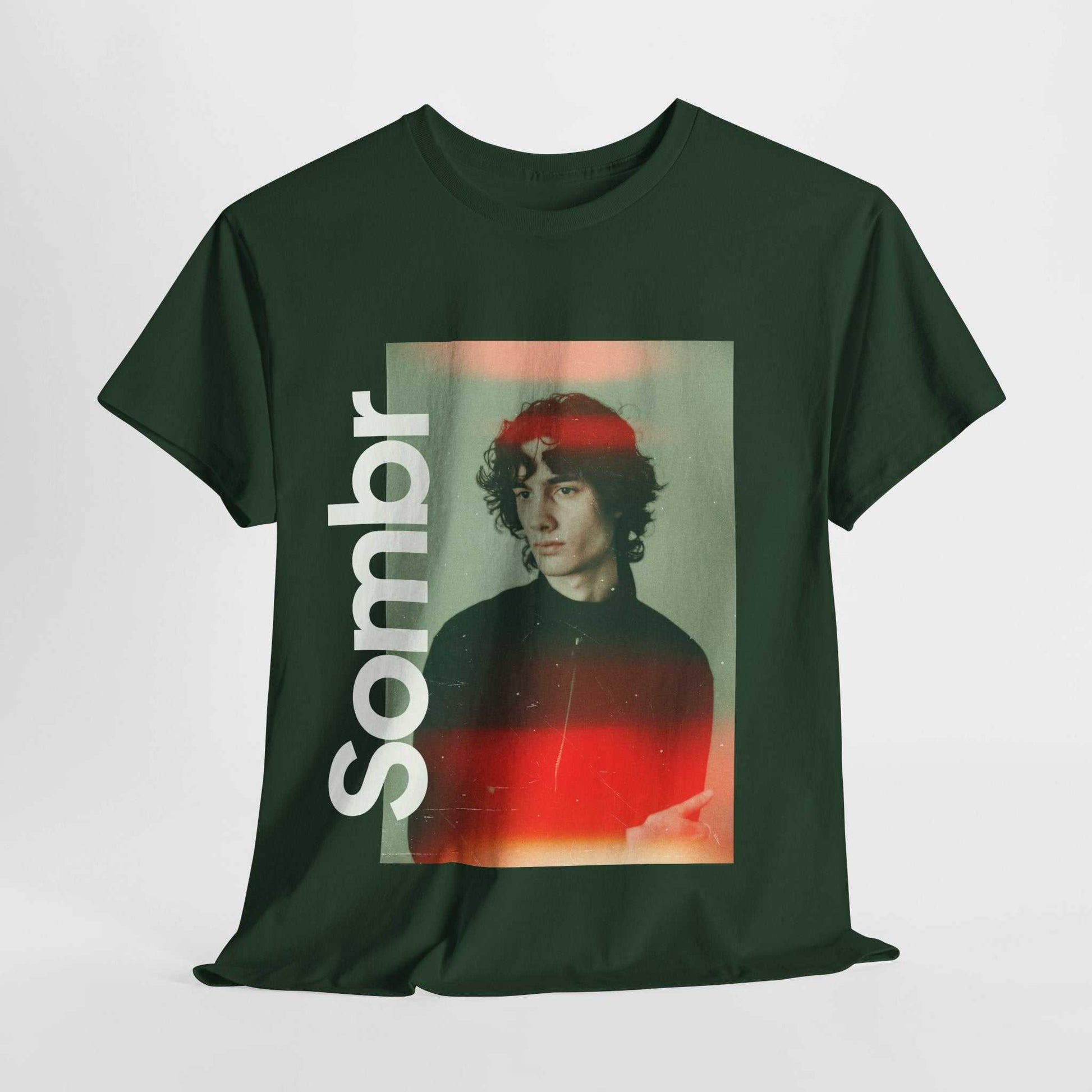 Sombr Singer Retro Style Unisex Heavy Cotton Tee for Lovers - Roe Creation