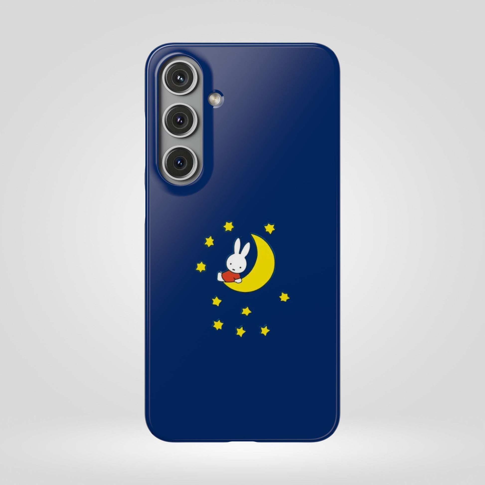 Miffy Phone Case, Moon Snap Case for Phone - Nighttime Design, iPhone, Samsung - Roe Creation