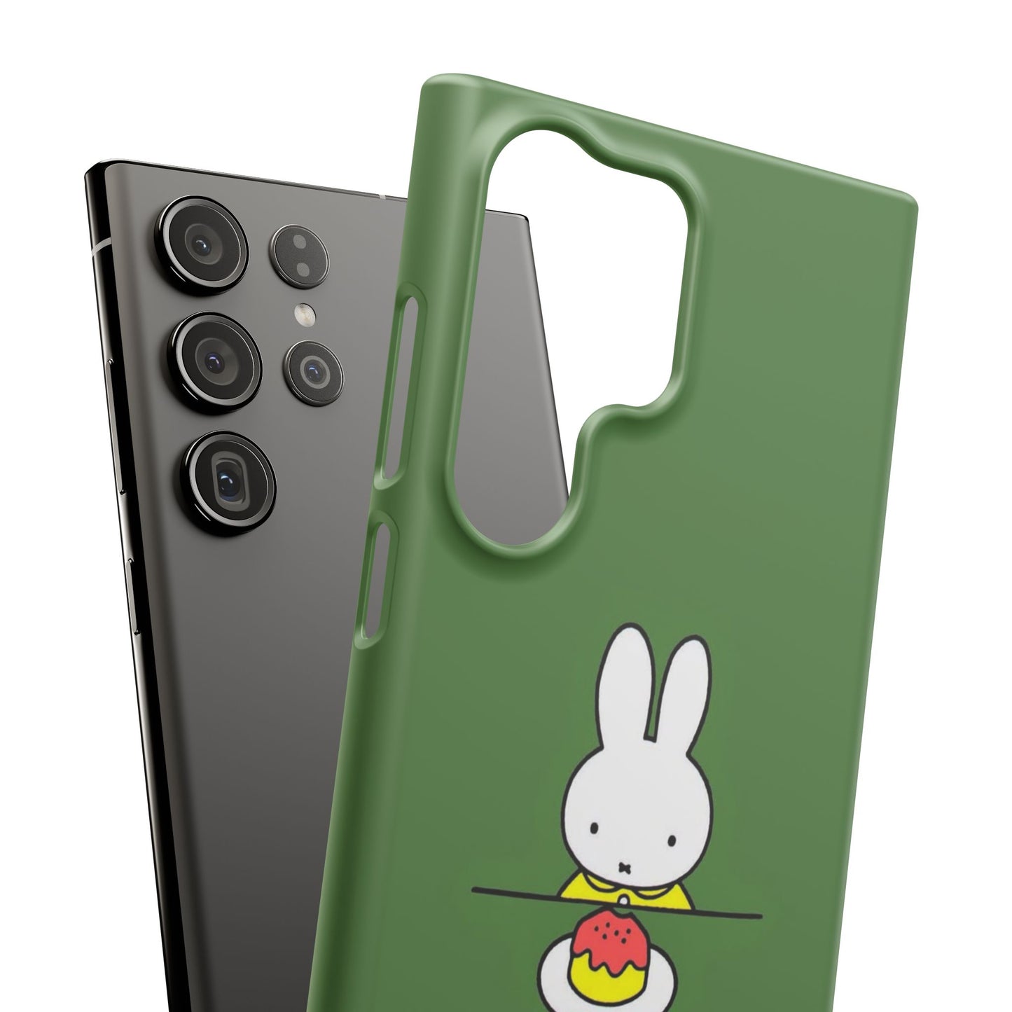Miffy Phone Case, Snap Case, Green Miffy - iPhone, Samsung