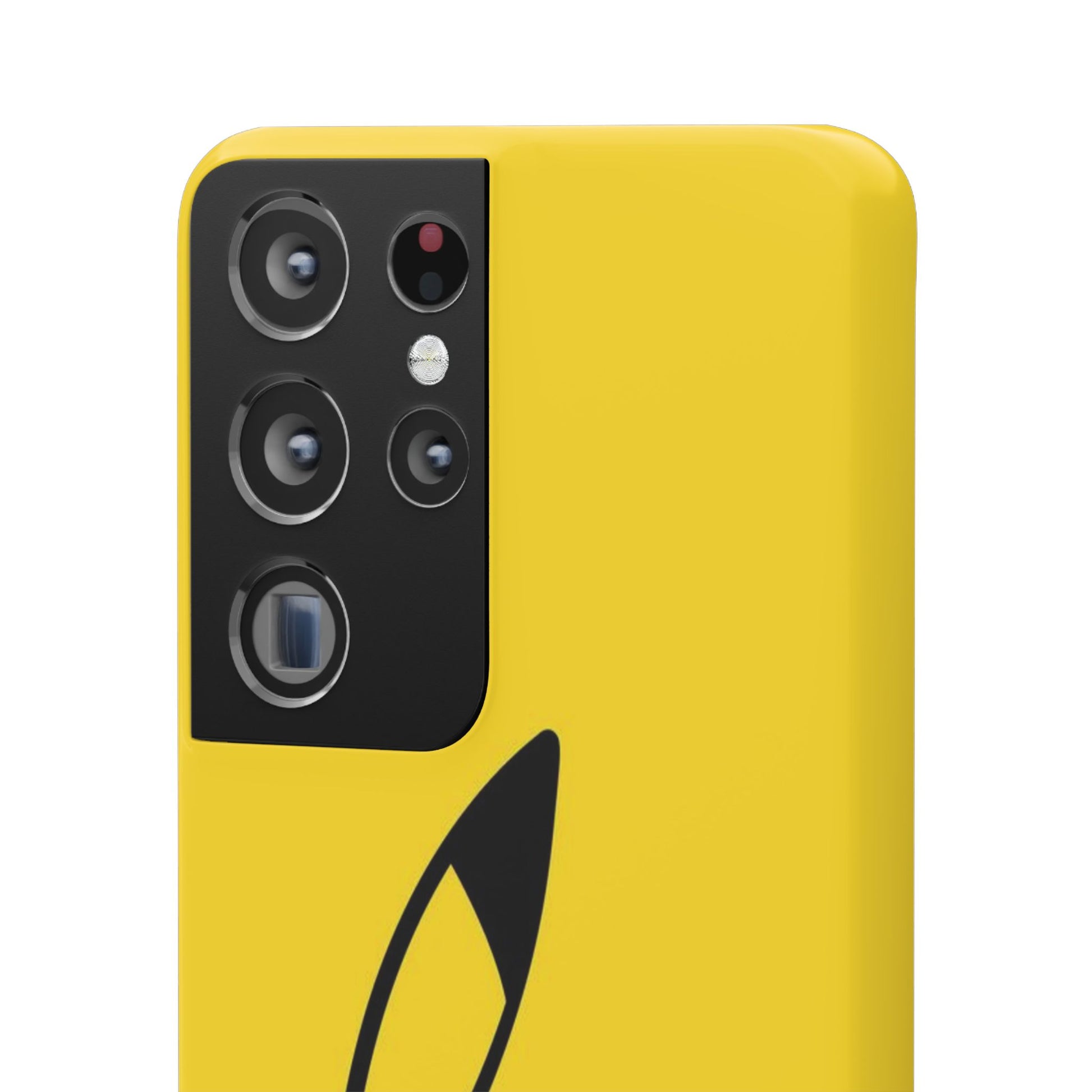 Pikachu Phone Case, Pokemon Phone Case, Snap Cases, Cartoon, Yellow, iPhone, Samsung - Roe Creation