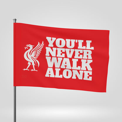 You’ll Never Walk Alone Flag - Liverpool Spirit Banner
