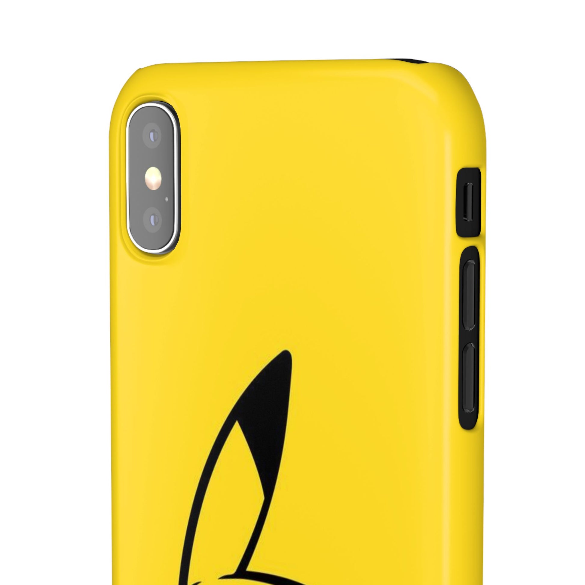 Pikachu Phone Case, Pokemon Phone Case, Snap Cases, Cartoon, Yellow, iPhone, Samsung - Roe Creation