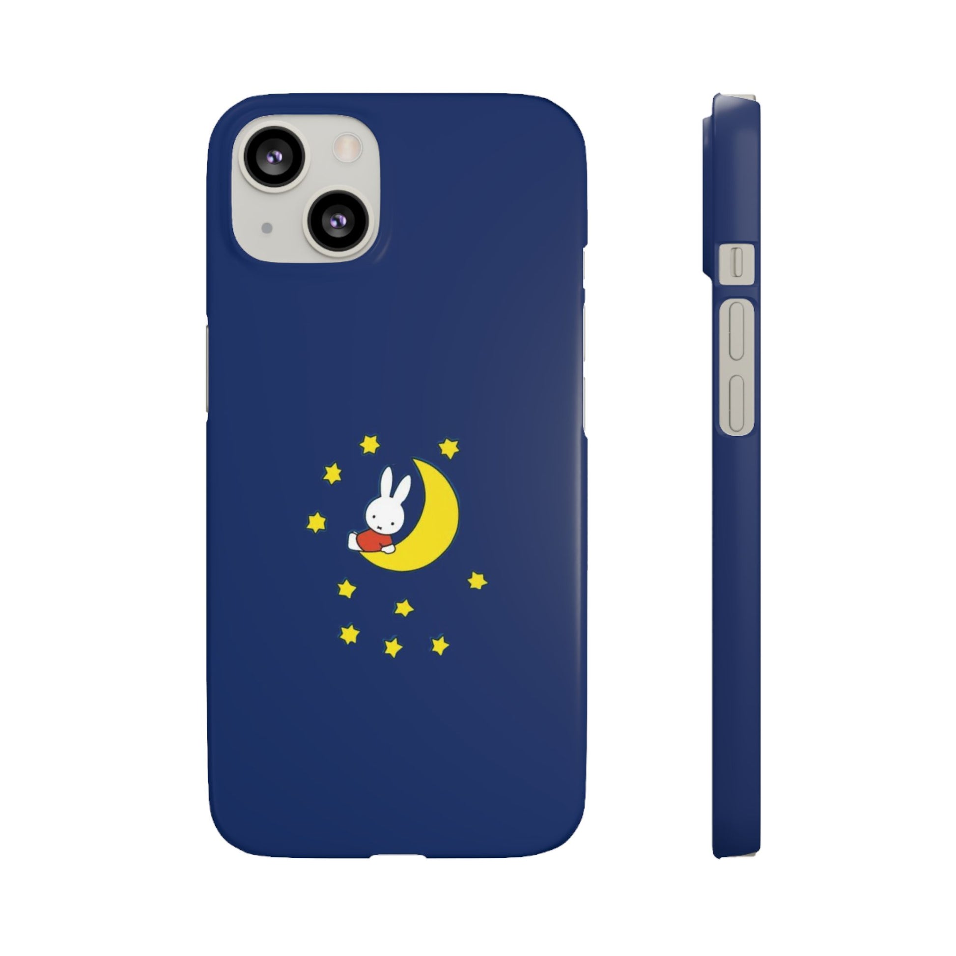 Miffy Phone Case, Moon Snap Case for Phone - Nighttime Design, iPhone, Samsung - Roe Creation