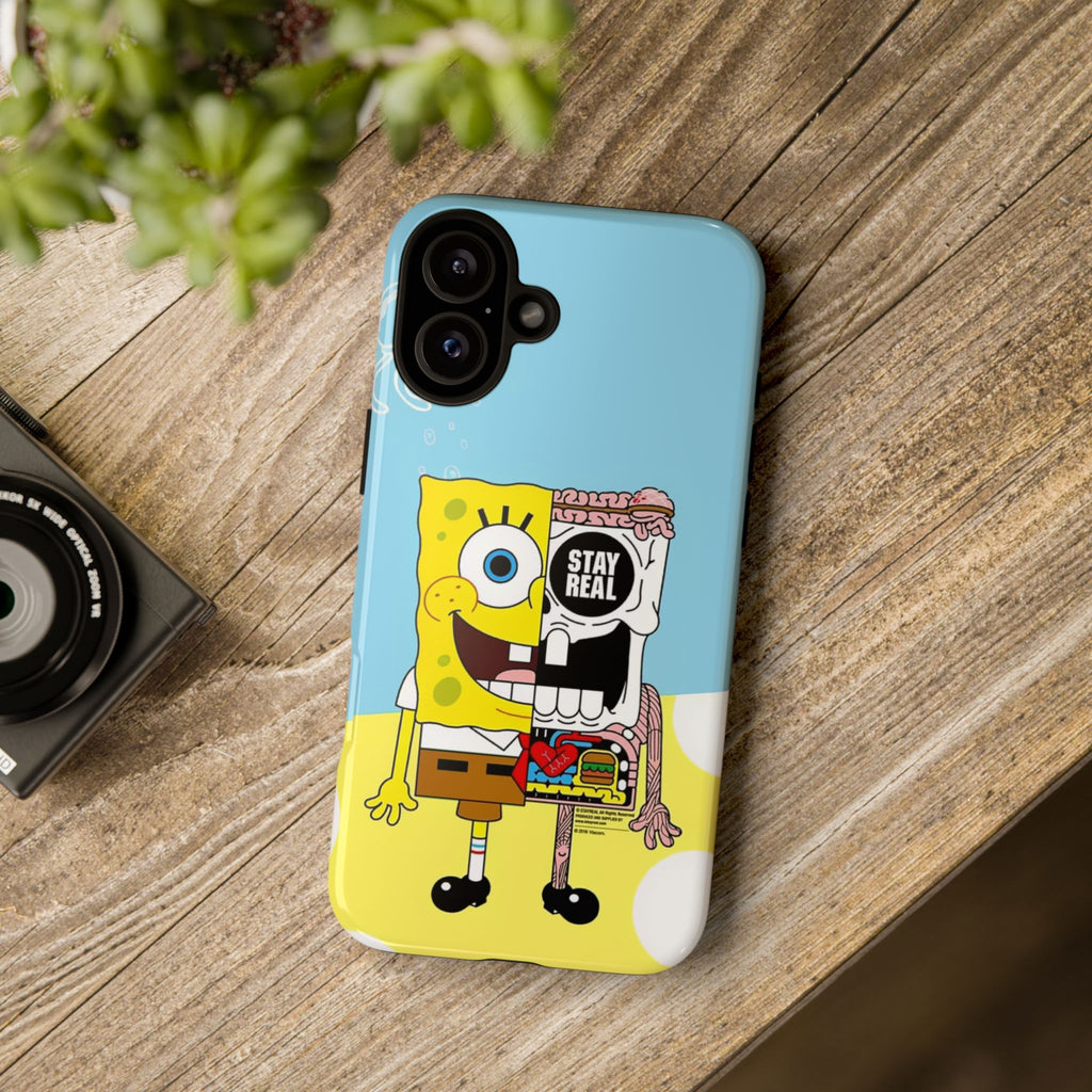 Stay Real Spongebob Tough iPhone Case for Lovers - Roe Creation