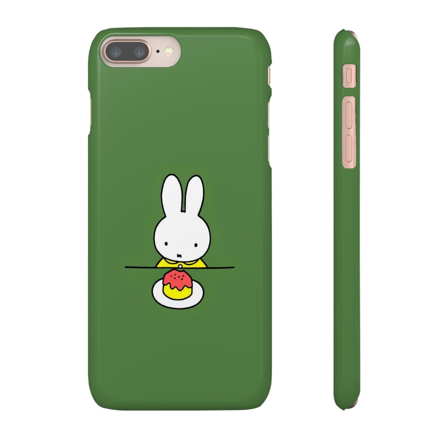 Miffy Phone Case, Snap Case, Green Miffy - iPhone, Samsung.
