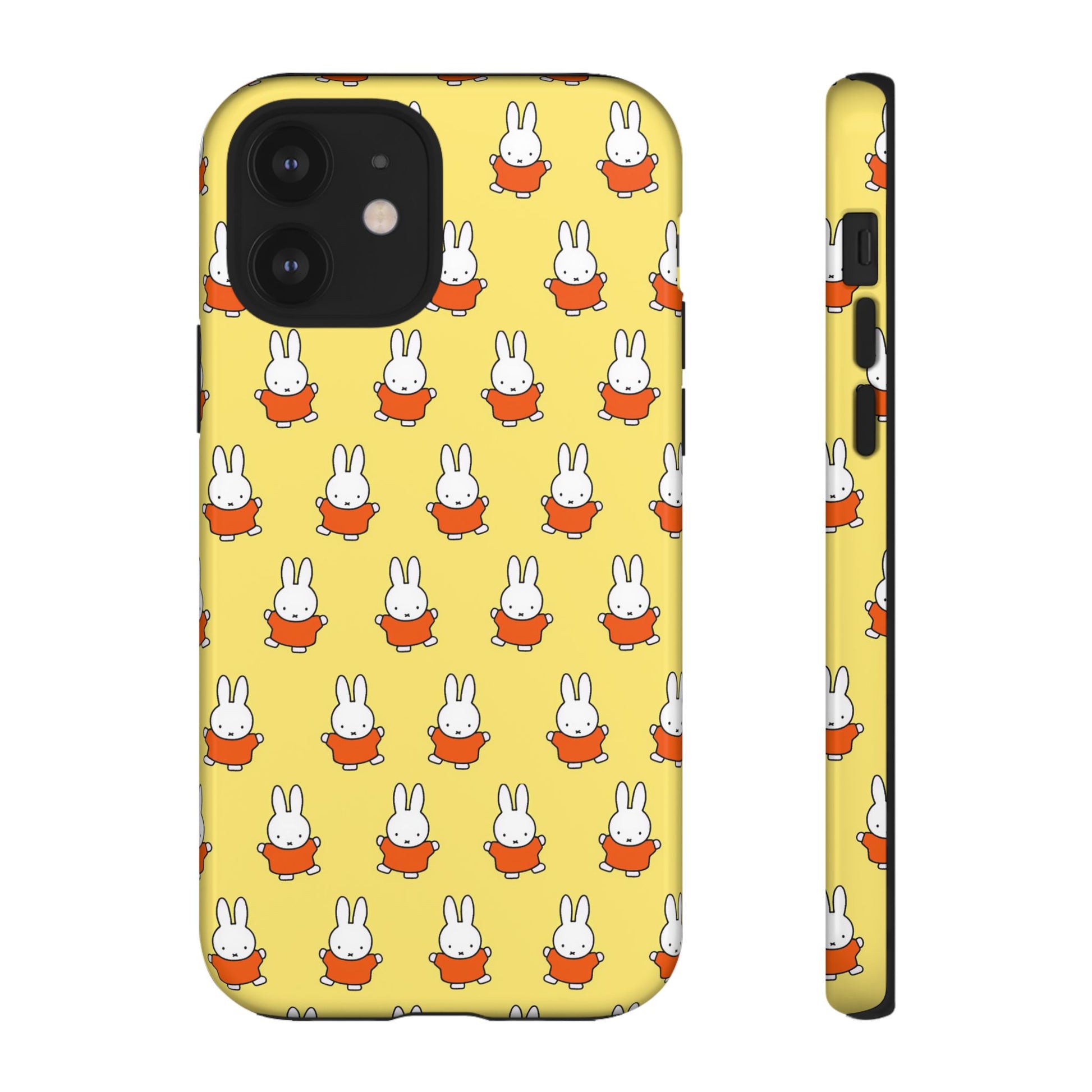 Cute Miffy Tough Phone Case - Miffy Series, Yellow, iPhone, Samsung - Roe Creation