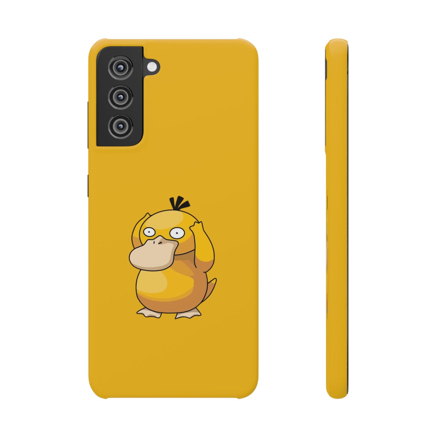 Psyduck Pokemon Snap Phone Cases, Yellow, Cartoon - iPhone, Samsung