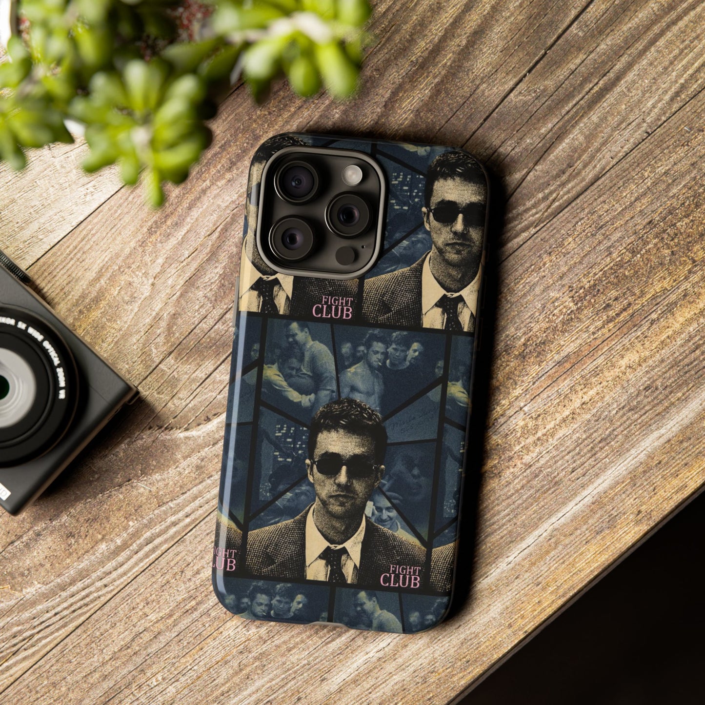 Fight Club Edward Norton Tough Phone Case - Edgy Design for Movie Fans
