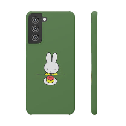 Miffy Phone Case, Snap Case, Green Miffy - iPhone, Samsung