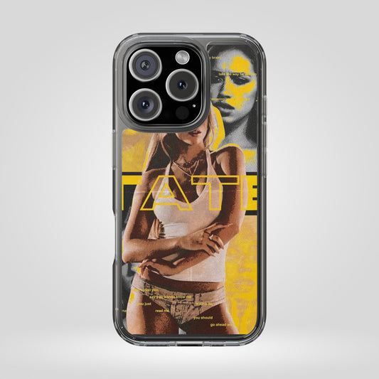 Funky Graphic Clear iPhone & Samsung Case - Stylish Protection for Trendsetters