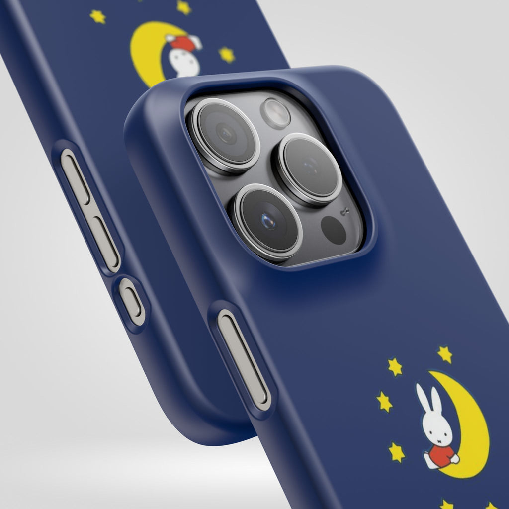 Miffy Phone Case, Moon Snap Case for Phone - Nighttime Design, iPhone, Samsung - Roe Creation