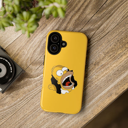 Homer Simpson Phone Case - Tough & Stylish Yellow Case for Fans