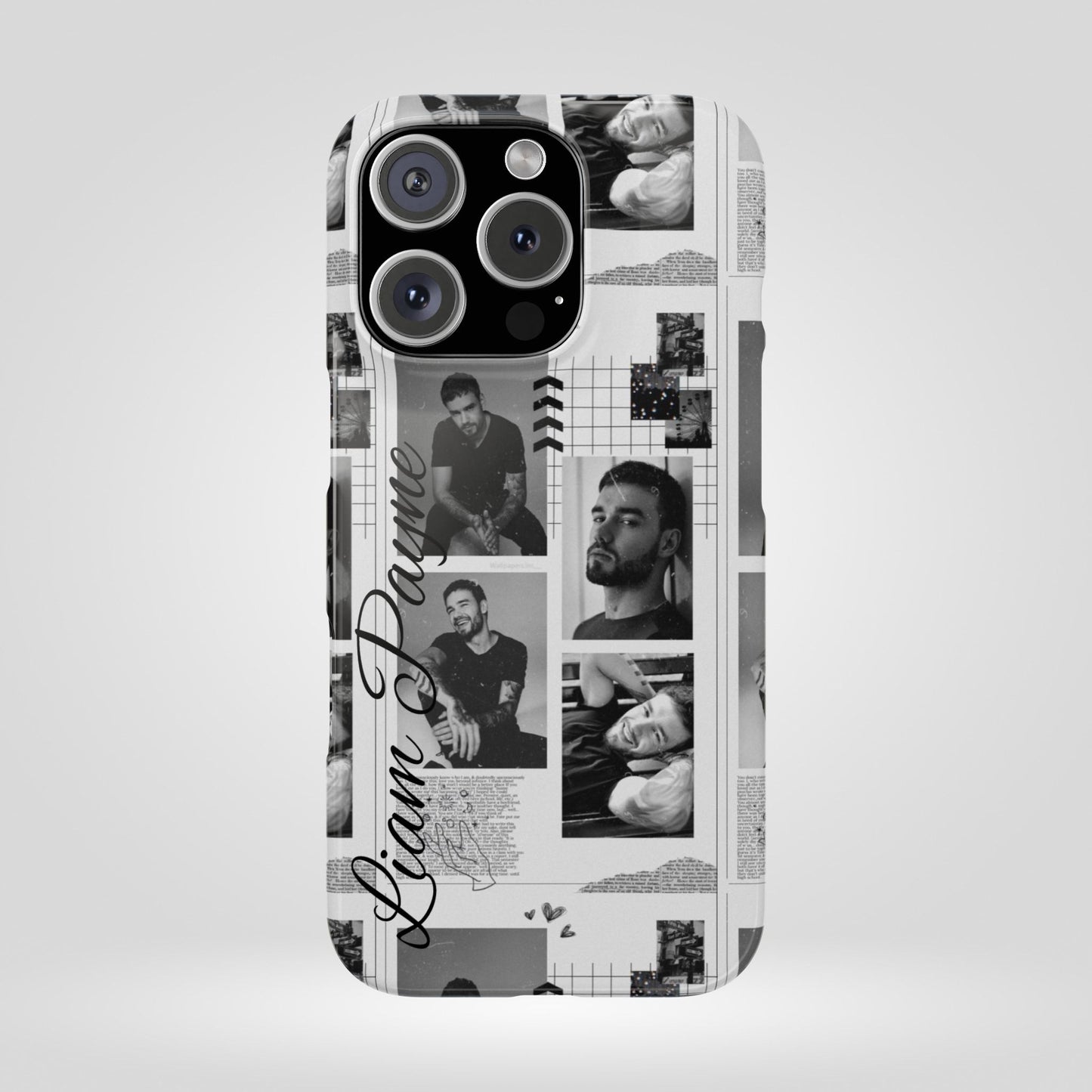 Liam Payne Slim Phone Case - Personalised Collage Design