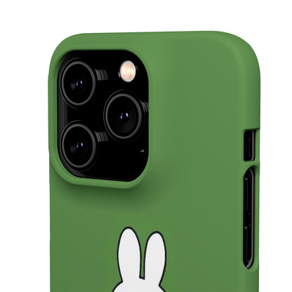 Miffy Phone Case, Snap Case, Green Miffy - iPhone, Samsung
