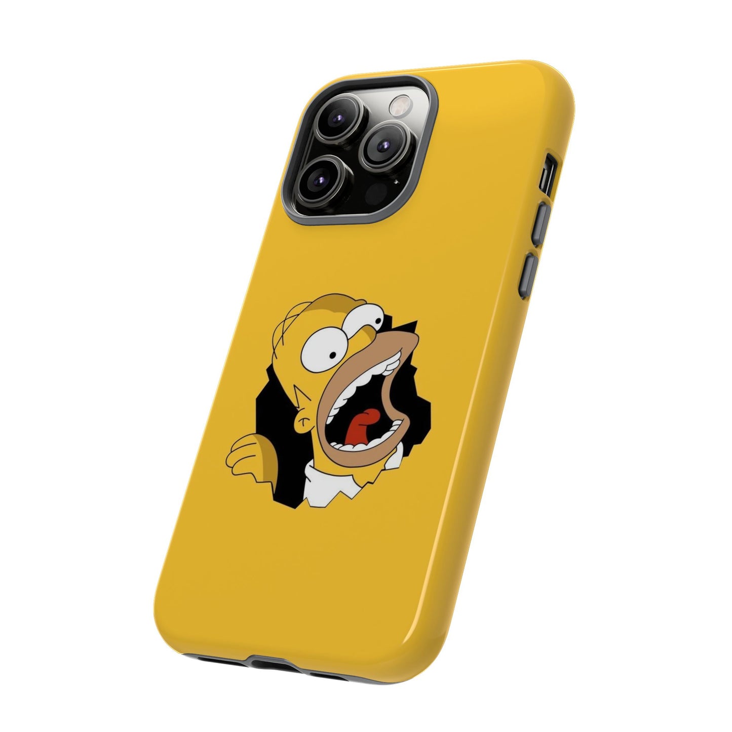 Homer Simpson Phone Case - Tough & Stylish Yellow Case for Fans