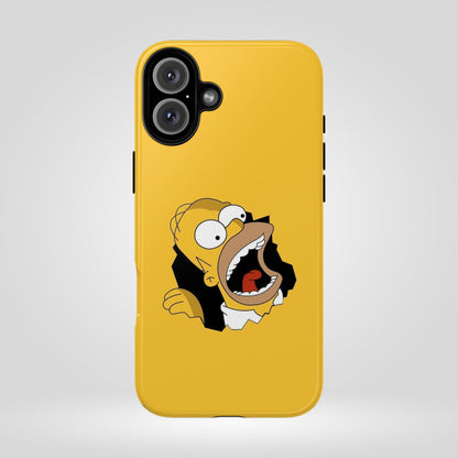 Homer Simpson Phone Case - Tough & Stylish Yellow Case for Fans