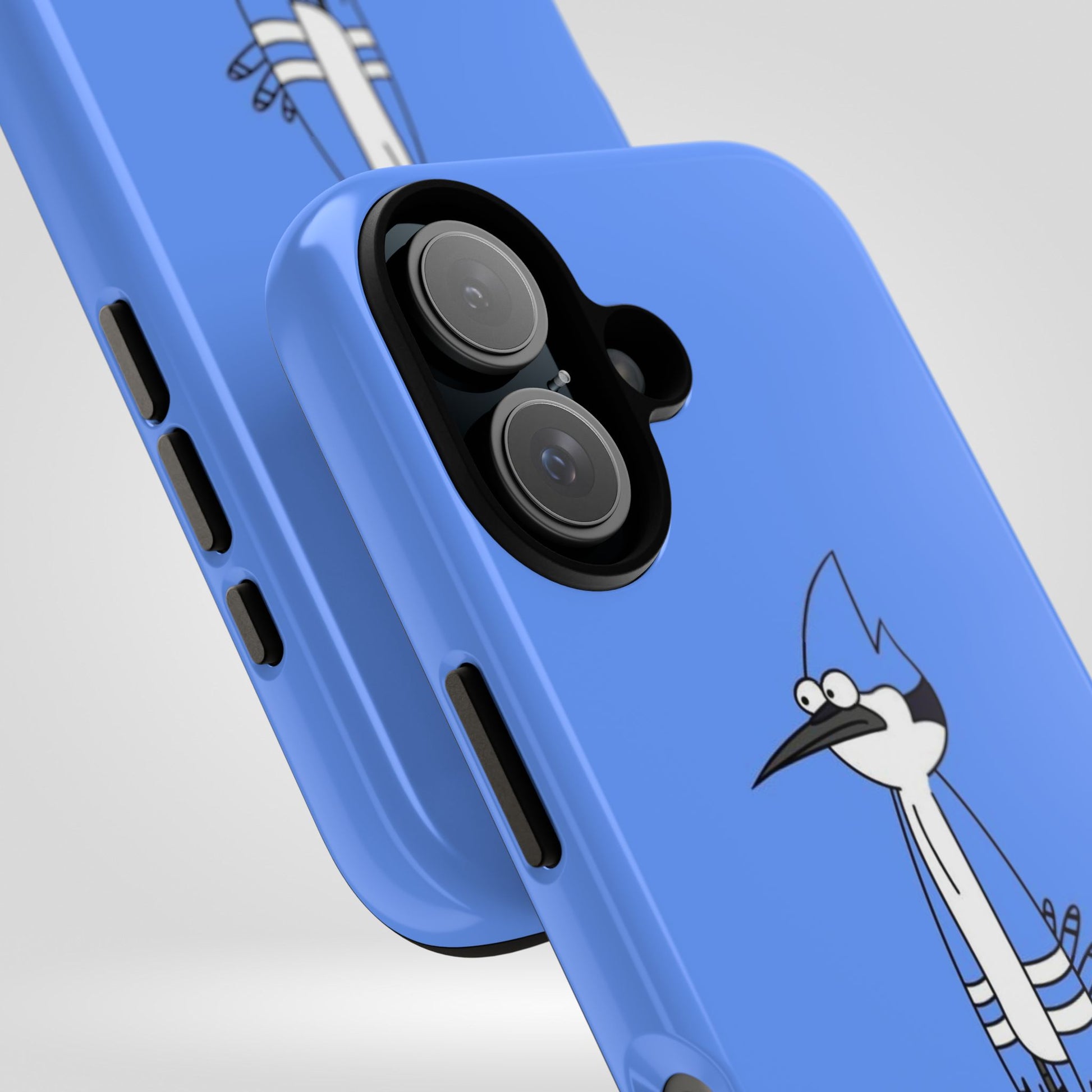 Regular Show Bold Blue Phone Case with Cartoon Design - Roe Creation