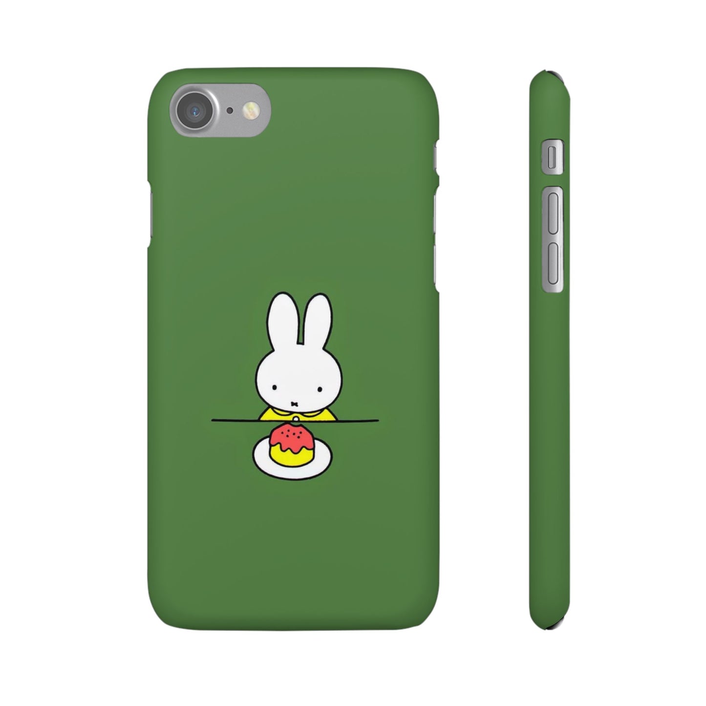 Miffy Phone Case, Snap Case, Green Miffy - iPhone, Samsung.