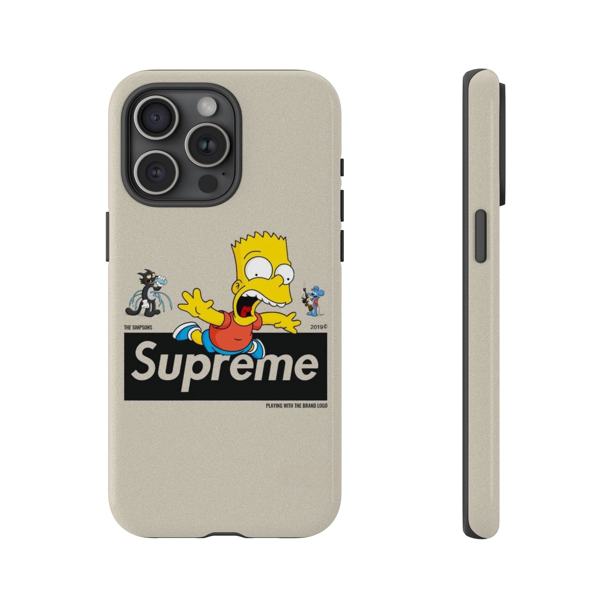 Supreme Bart Simpson iPhone Case - Tough Protection with Style - Roe Creation