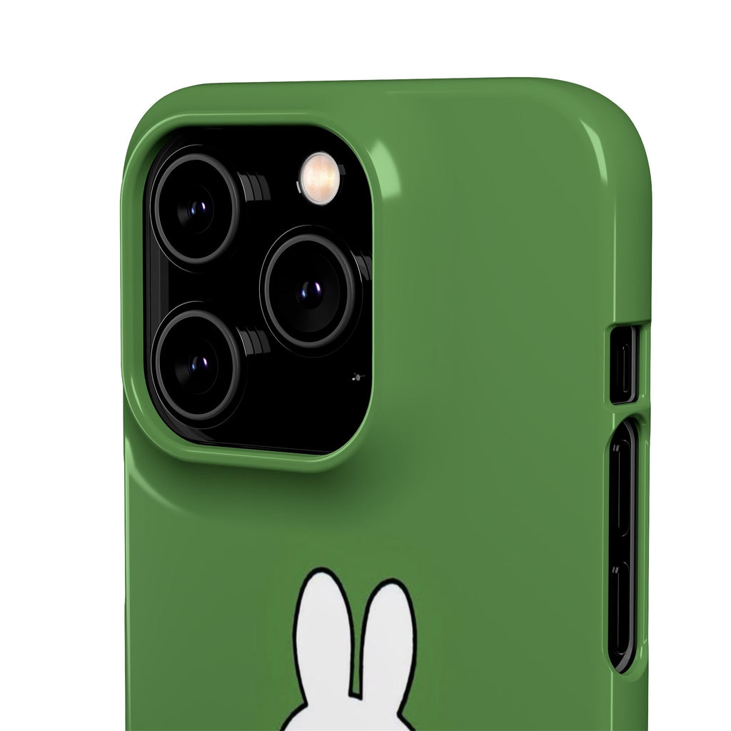 Miffy Phone Case, Snap Case, Green Miffy - iPhone, Samsung - Roe Creation