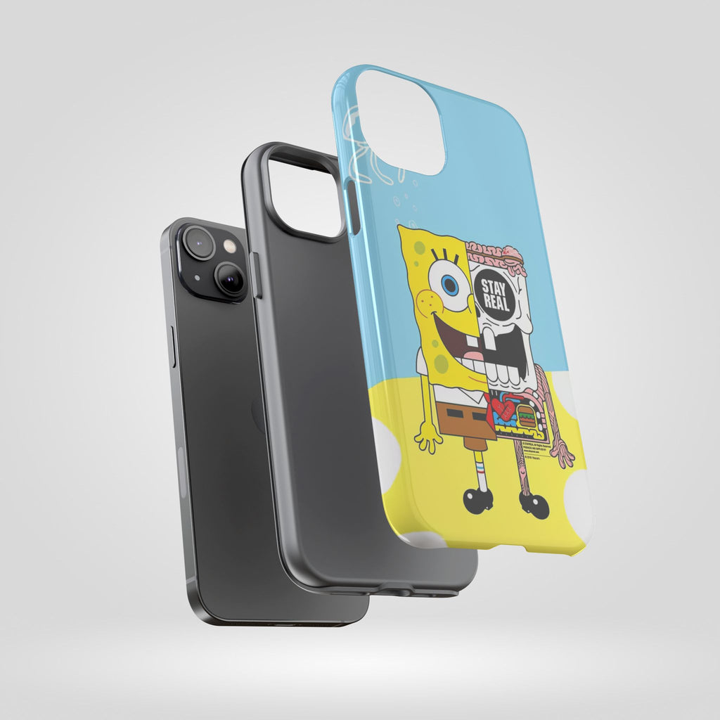 Stay Real Spongebob Tough iPhone Case for Lovers - Roe Creation