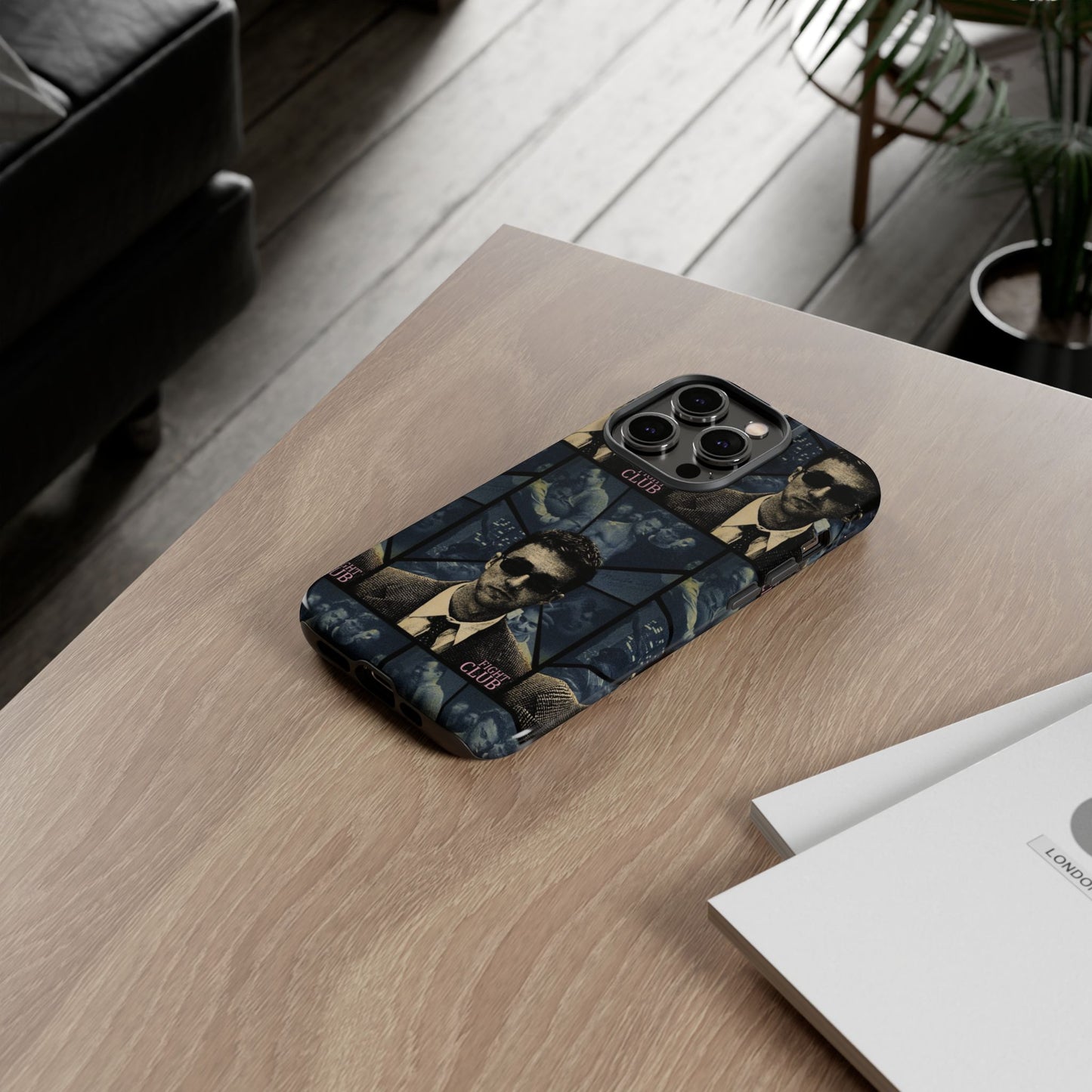 Fight Club Edward Norton Tough Phone Case - Edgy Design for Movie Fans