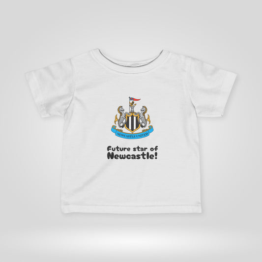 Newcastle United FC Infant Tee - Future star of Newcastle!