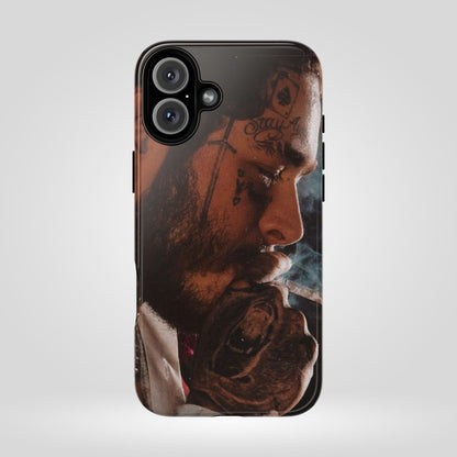 Post Malone Tough Cases for Fans - Artistic Phone Case with Smoky Vibe