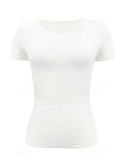 Round Neck Short Sleeve T-Shirt - Roe Creation