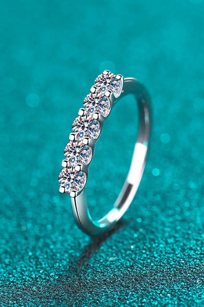 925 Sterling Silver Moissanite Ring - Roe Creation